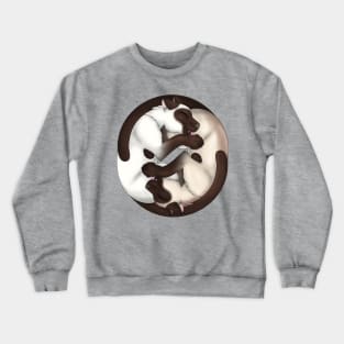 Yin-Yang Cats: Seal Point Crewneck Sweatshirt